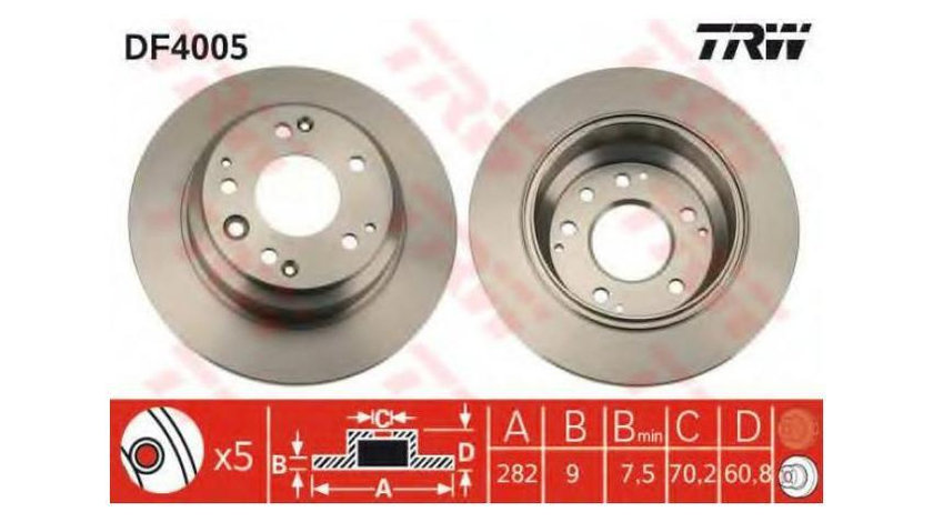 Disc de frana Acura Legend (1986-1991) #2 08689810