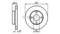 Disc de frana Audi AUDI 80 Avant (8C, B4) 1991-199...