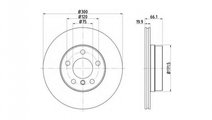 Disc de frana BMW 2 cupe (F22, F87) 2013-2016 #2 0...