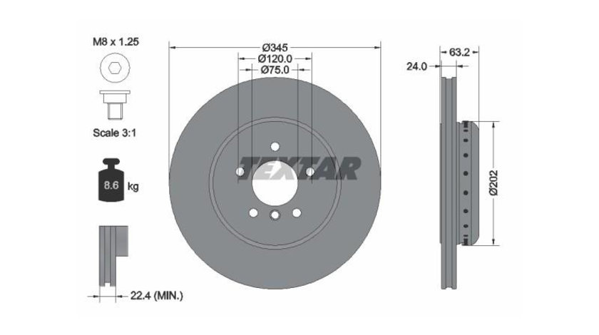 Disc de frana BMW 5 (E60) 2003-2010 #2 150346120