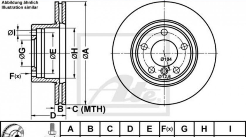 Disc de frana BMW 5 Touring (E39) 1997-2004 #2 09692410