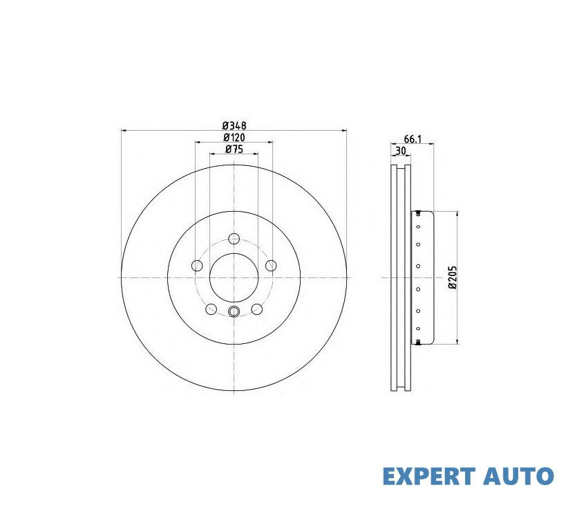 Disc de frana BMW 6 Gran Coupe (F06) 2011-2016 #3 09C40913