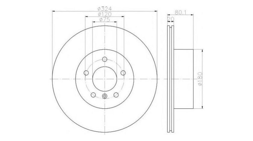 Disc de frana BMW X5 (E53) 2000-2006 #2 0986479350