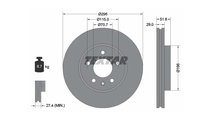 Disc de frana Chevrolet CAPTIVA (C100, C140) 2006-...