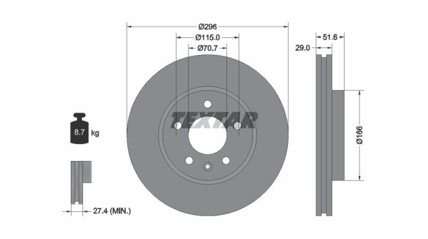 Disc de frana Chevrolet CAPTIVA (C100, C140) 2006-2016 #2 0986479267