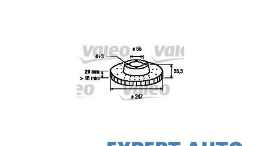 Disc de frana Citroen C1 II 2014-2016 #3 0986479239