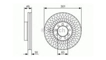 Disc de frana Iveco DAILY IV platou / sasiu 2006-2...