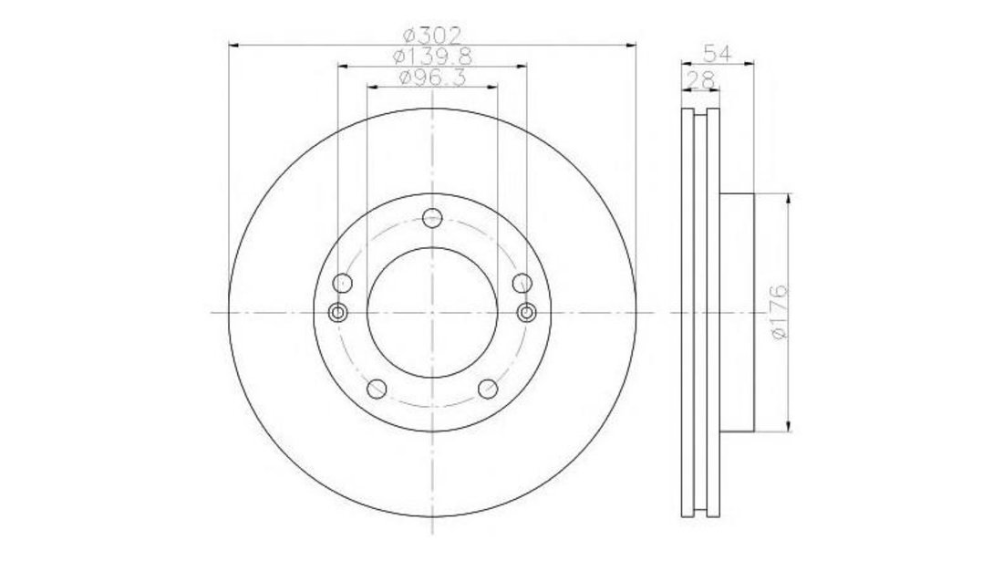 Disc de frana Kia SORENTO I (JC) 2002-2016 #2 0986479230