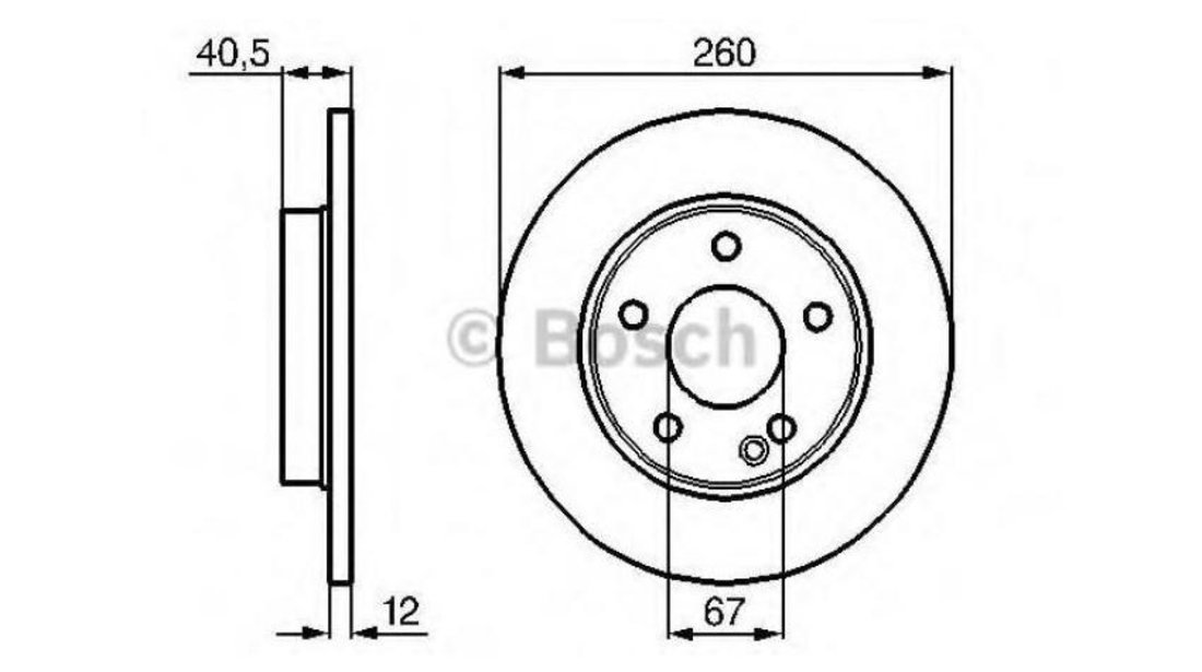 Disc de frana Mercedes A-CLASS (W168) 1997-2004 #2 08735810