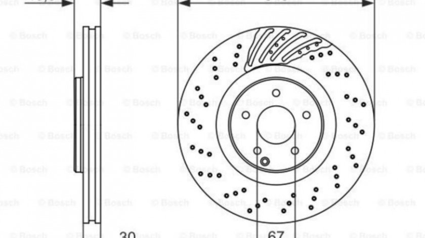 Disc de frana Mercedes C-CLASS T-Model (S203) 2001-2007 #2 0986479651