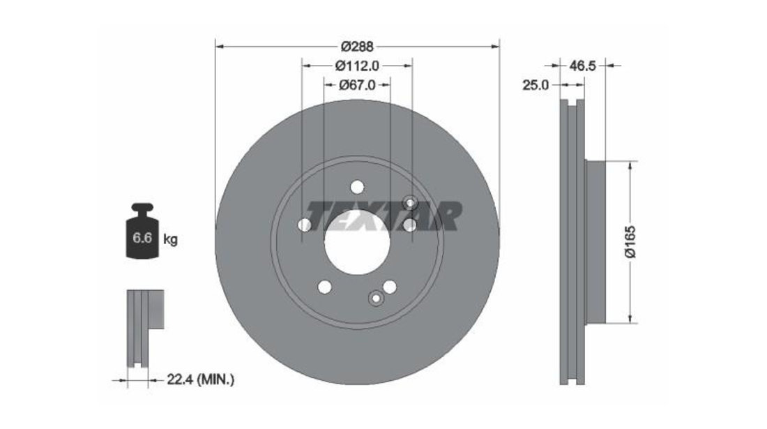 Disc de frana Mercedes CLK (C209) 2002-2009 #2 09684510