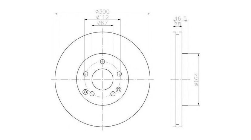 Disc de frana Mercedes E-CLASS Break (S210) 1996-2003 #2 09830410