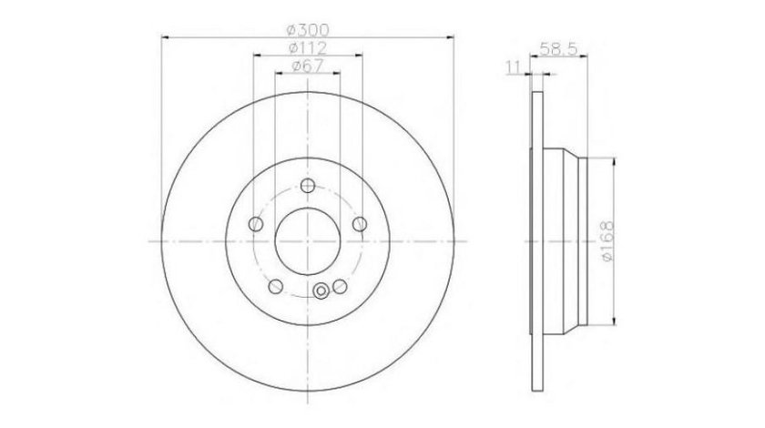 Disc de frana Mercedes S-CLASS cupe (C215) 1999-2006 #2 08972910