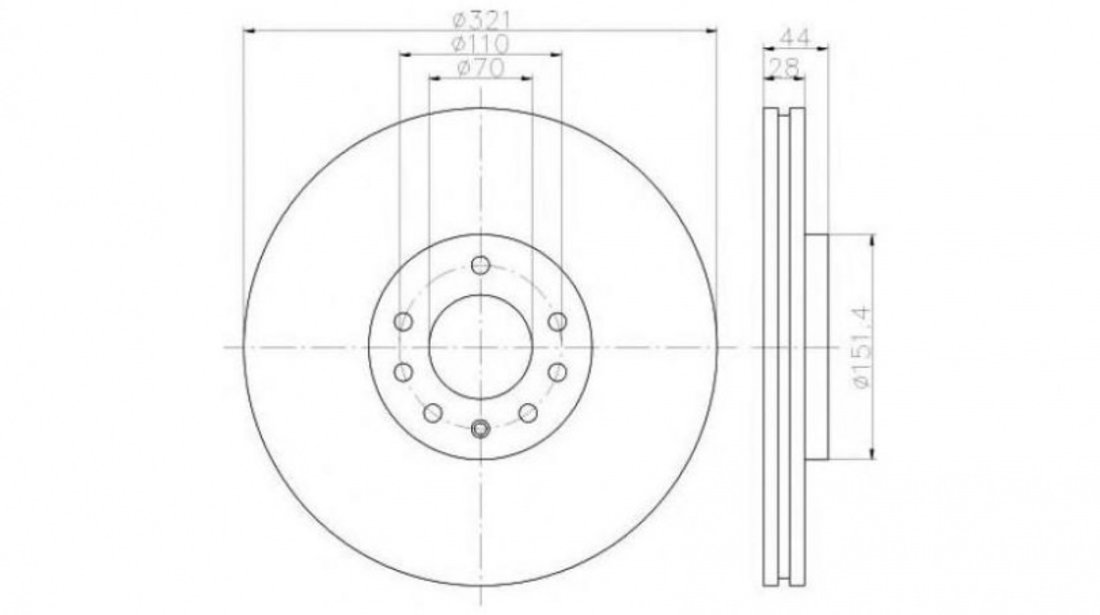 Disc de frana Opel ZAFIRA B (A05) 2005-2016 #2 0986479571