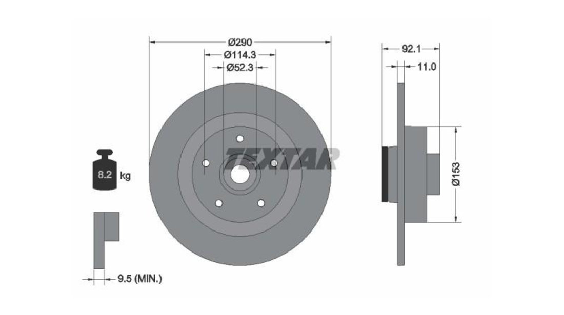 Disc de frana Renault GRAND SCENIC III (JZ0/1_) 2009-2016 #2 17181C