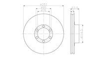 Disc de frana Renault TRAFIC Van (TXX) 1989-2001 #...