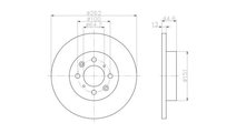 Disc de frana Rover 400 hatchback (RT) 1995-2000 #...