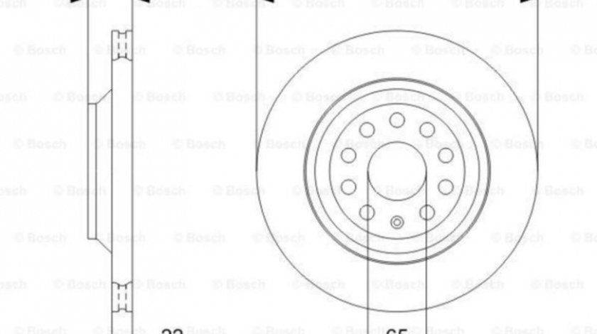 Disc de frana Seat SEAT LEON ST (5F8) 2013-2016 #2 0986479303