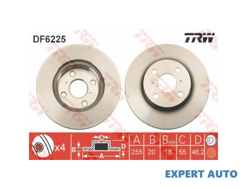 Disc de frana Toyota IQ (KPJ1_, NGJ1_, KGJ1_, NUJ1_) 2008-2016 #2 0986479616