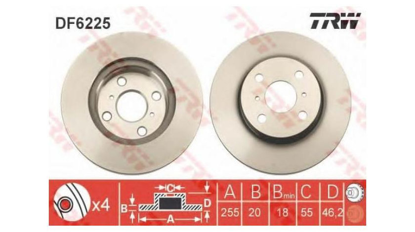 Disc de frana Toyota IQ (KPJ1_, NGJ1_, KGJ1_, NUJ1_) 2008-2016 #2 0986479616