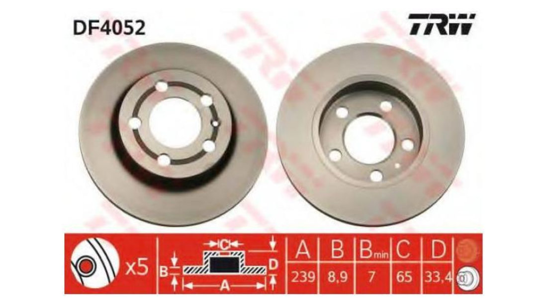 Disc de frana Volkswagen AUDI A3 (8L1) 1996-2003 #2 08914810