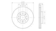 Disc de frana Volvo 850 (LS) 1991-1997 #2 09556820