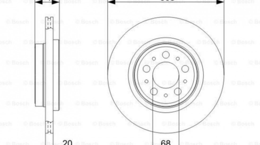 Disc de frana Volvo XC90 I 2002-2016 #2 0986479320