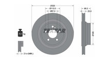 Disc de franare Mercedes E-CLASS (W211) 2002-2009 ...