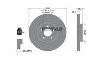 Disc de franare Nissan MURANO (Z51) 2007-2016 #2 0...