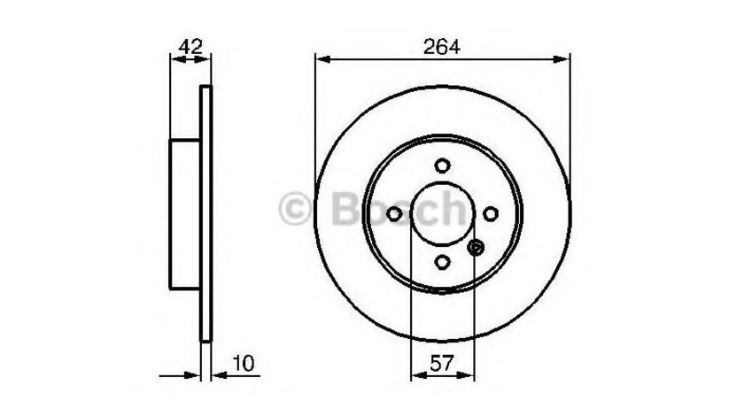 Disc de franare Opel ASTRA H Sport Hatch (L08) 2005-2016 #3 08982610