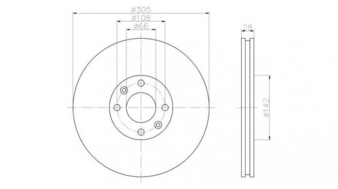 Disc de franare Peugeot 406 cupe (8C) 1997-2004 #2 09739810