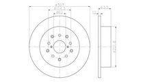 Disc de franare Toyota ARISTO (JZS16_) 1997-2004 #...