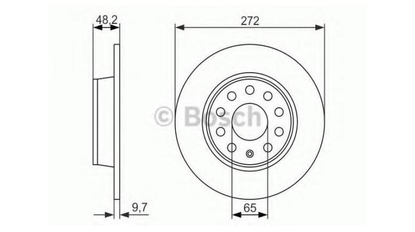 Disc de franare Volkswagen VW DERBY (86C, 80) 1981-1984 #3 08B41310