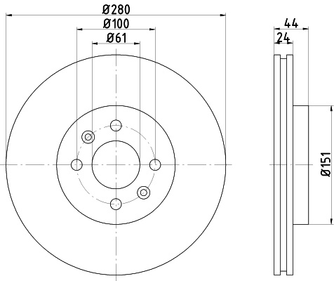 Disc frana (92113903 TEXTAR)