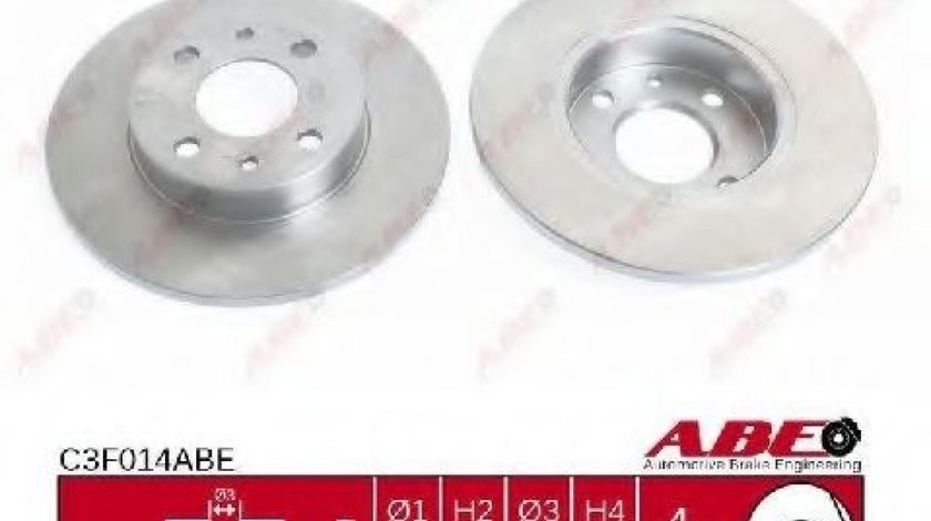 Disc frana ALFA ROMEO 145 (930) (1994 - 2001) ABE C3F014ABE piesa NOUA