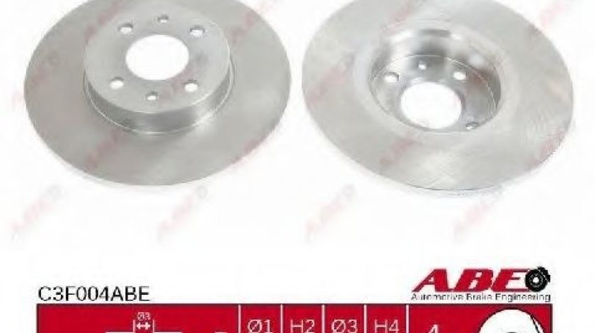 Disc frana ALFA ROMEO 155 (167) (1992 - 1997) ABE C3F004ABE piesa NOUA