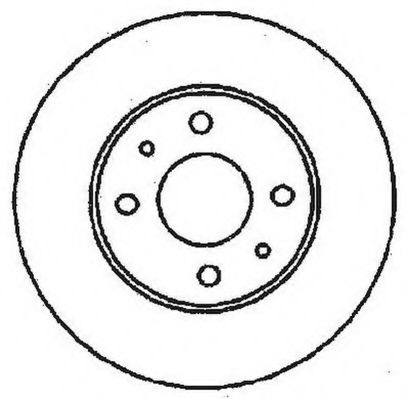 Disc frana ALFA ROMEO 155 (167) (1992 - 1997) JURID 561380JC piesa NOUA