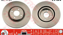 Disc frana ALFA ROMEO 155 (167) (1992 - 1997) TRW ...