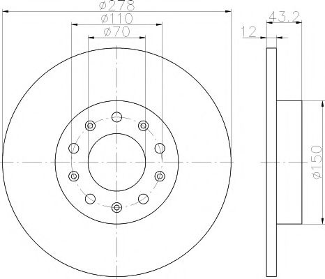 Disc frana ALFA ROMEO 159 (939) (2005 - 2011) TEXTAR 92221003 piesa NOUA