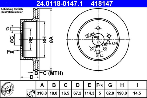 Disc Frana Ate Ford Otosan 24.0118-0147.1