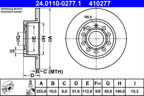 Disc Frana Ate Vag 24.0110-0277.1