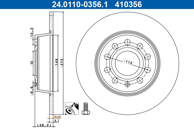 Disc Frana Ate Vag 24.0110-0356.1