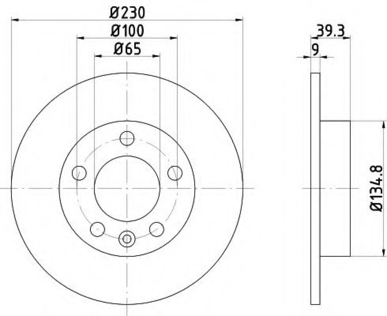 Disc frana AUDI A1 (8X1, 8XK, 8XF) (2010 - 2016) TEXTAR 92082503 piesa NOUA