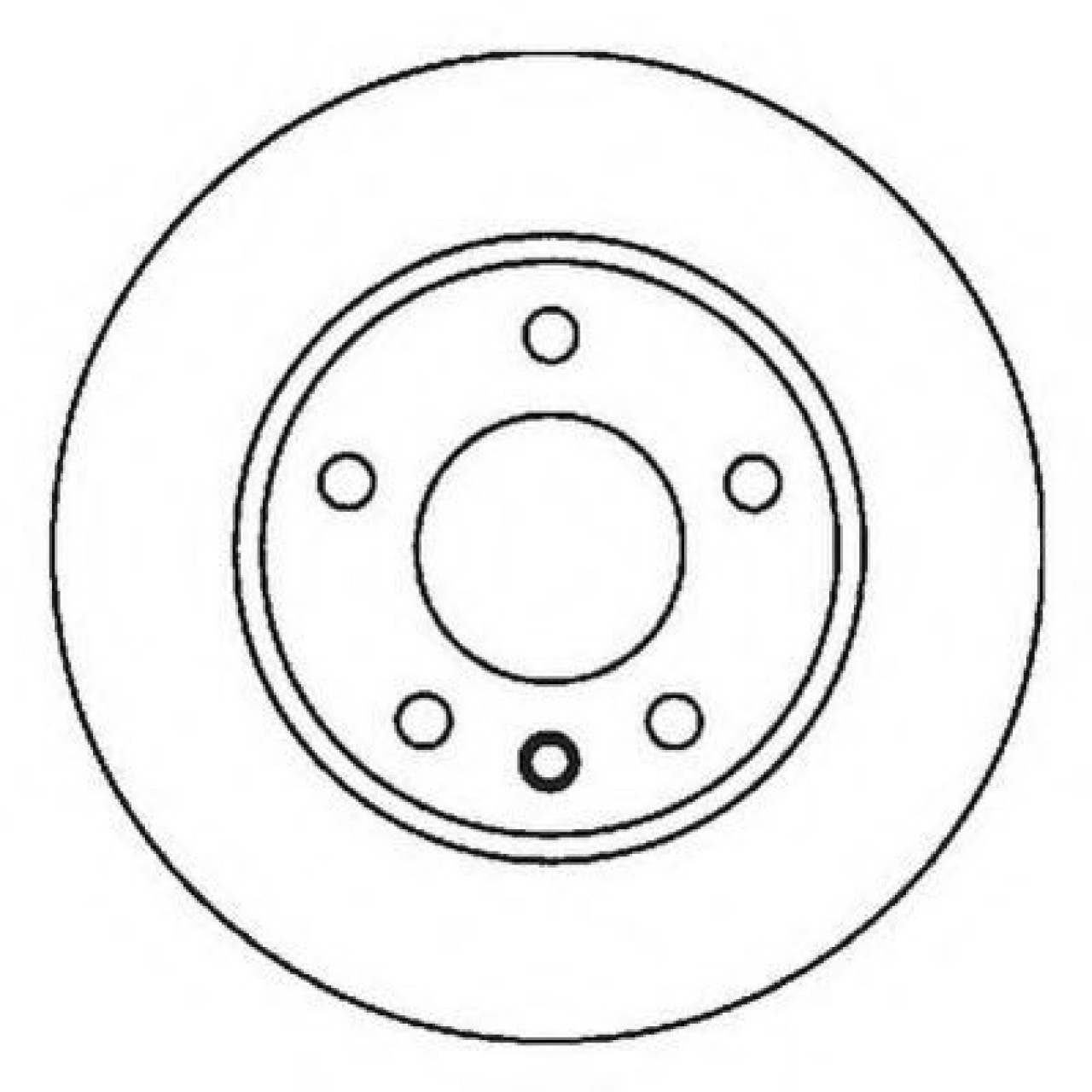 Disc frana AUDI A3 (8L1) (1996 - 2003) JURID 562039JC piesa NOUA