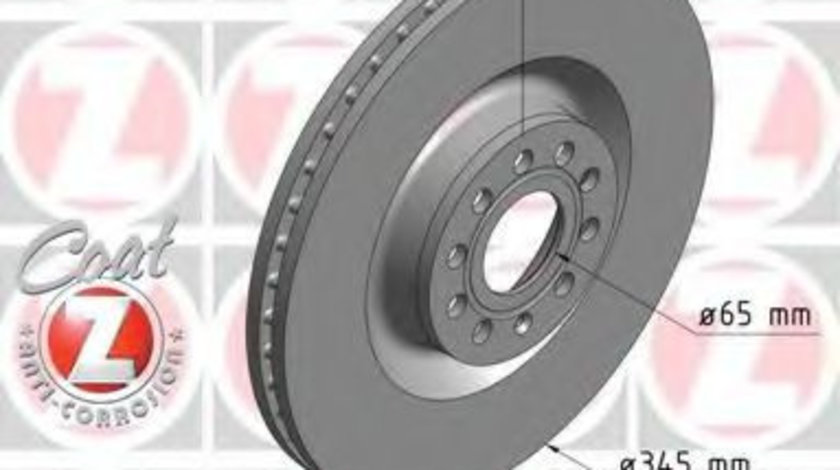 Disc frana AUDI A3 (8P1) (2003 - 2012) ZIMMERMANN 100.3301.20 piesa NOUA