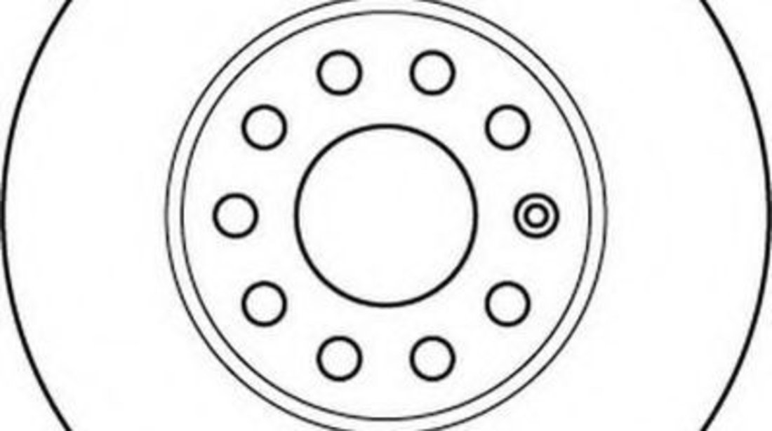 Disc frana AUDI A3 Sportback (8PA) (2004 - 2013) JURID 562235JC piesa NOUA