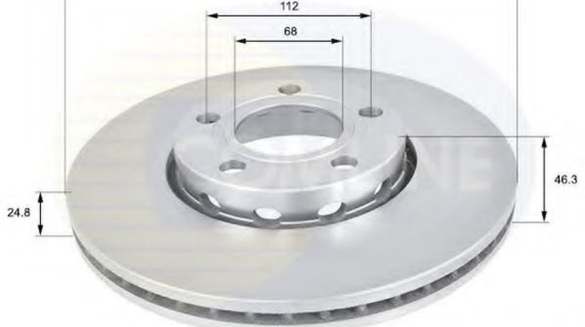 Disc frana AUDI A4 Avant (8D5, B5) (1994 - 2001) COMLINE ADC1417V piesa NOUA