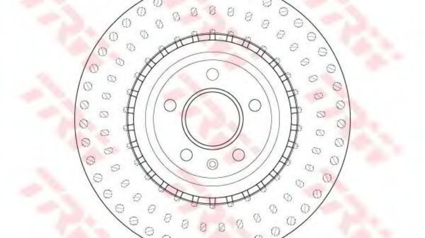 Disc frana AUDI A5 (8T3) (2007 - 2016) TRW DF6149S piesa NOUA