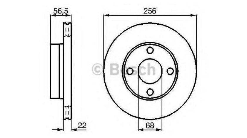 Disc frana Audi AUDI 80 Avant (8C, B4) 1991-1996 #2 09571010