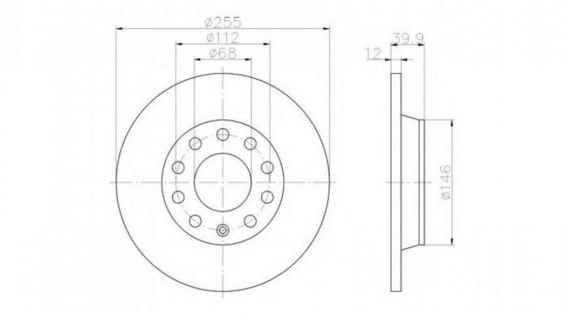 Disc frana Audi AUDI A4 Avant (8ED, B7) 2004-2008 #2 08991820